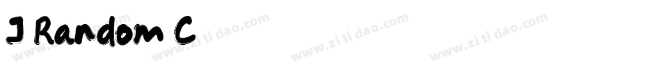 J Random C字体转换